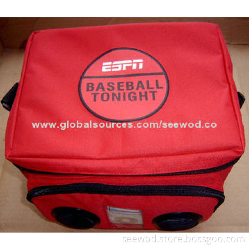 ESPN Picnic/Cooler Bag with Speaker and Foldable Design